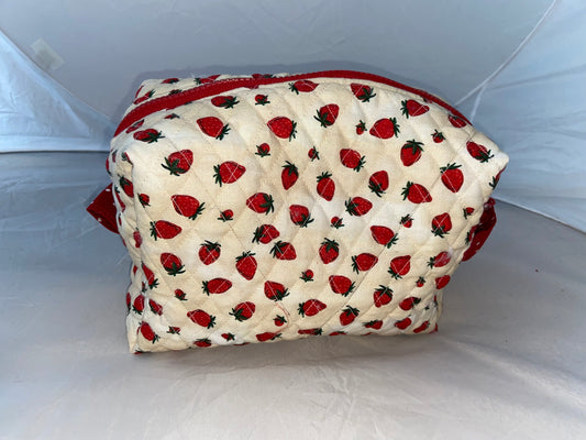 Strawberry Makeup Bag
